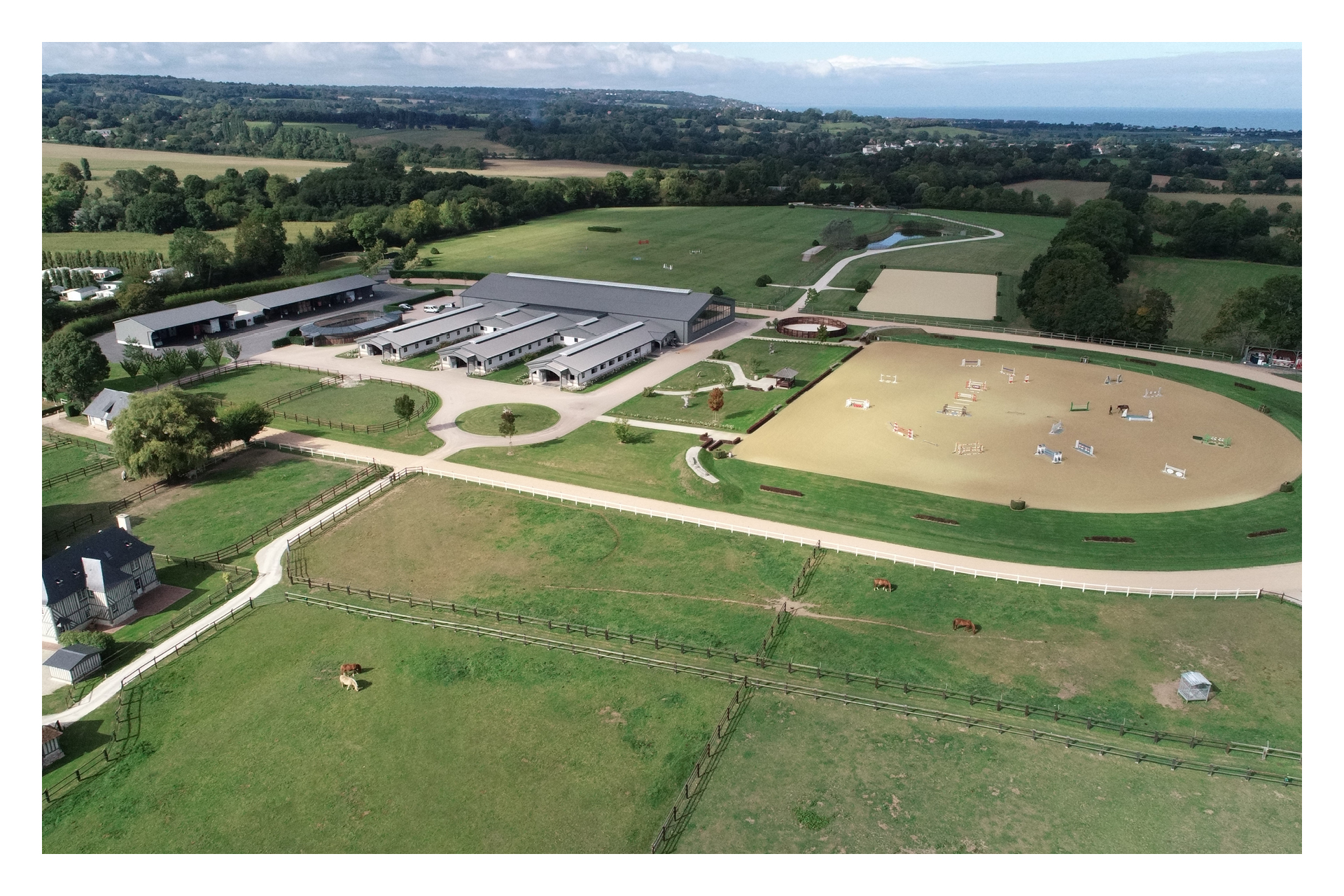 Worldclass show jumping and dressage facility offered for sale in